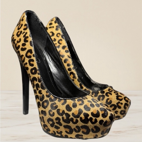 Aldo Shoes - 💛🖤🤎 ALDO - Calf Hair Leopard Print Stiletto Heels - Gorgeous!